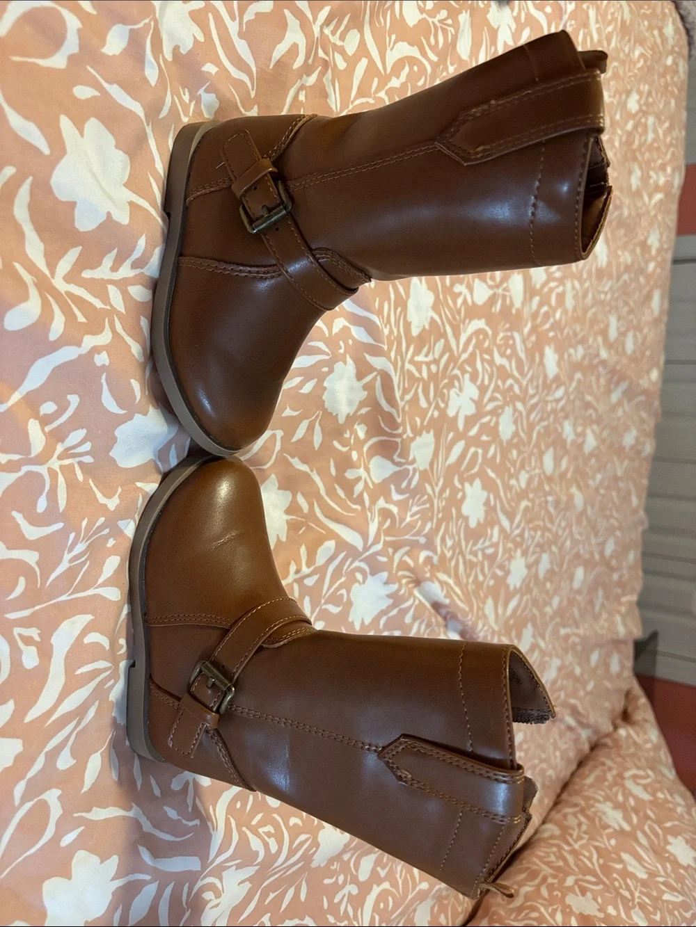 Old Navy Girls Brown Mid-Calf Pull-On Boots